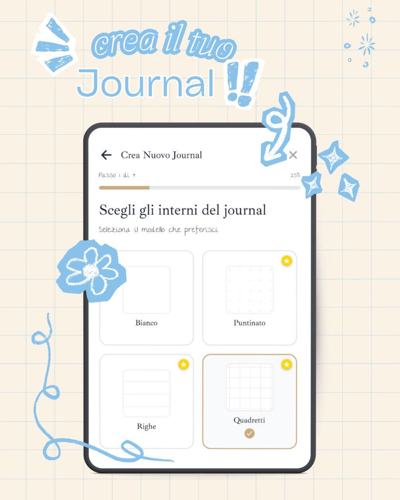 Crea il tuo journal